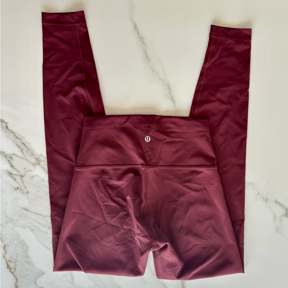 lululemon athletica align leggings in Merlot